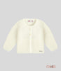 Cardigan neonata Condor 511 Latte manica lunga punto legaccio bottoncini