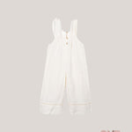 Salopette bambina PLAY UP 4AS11500 Bianco 4AS11500 BIANCO PLAY UP 