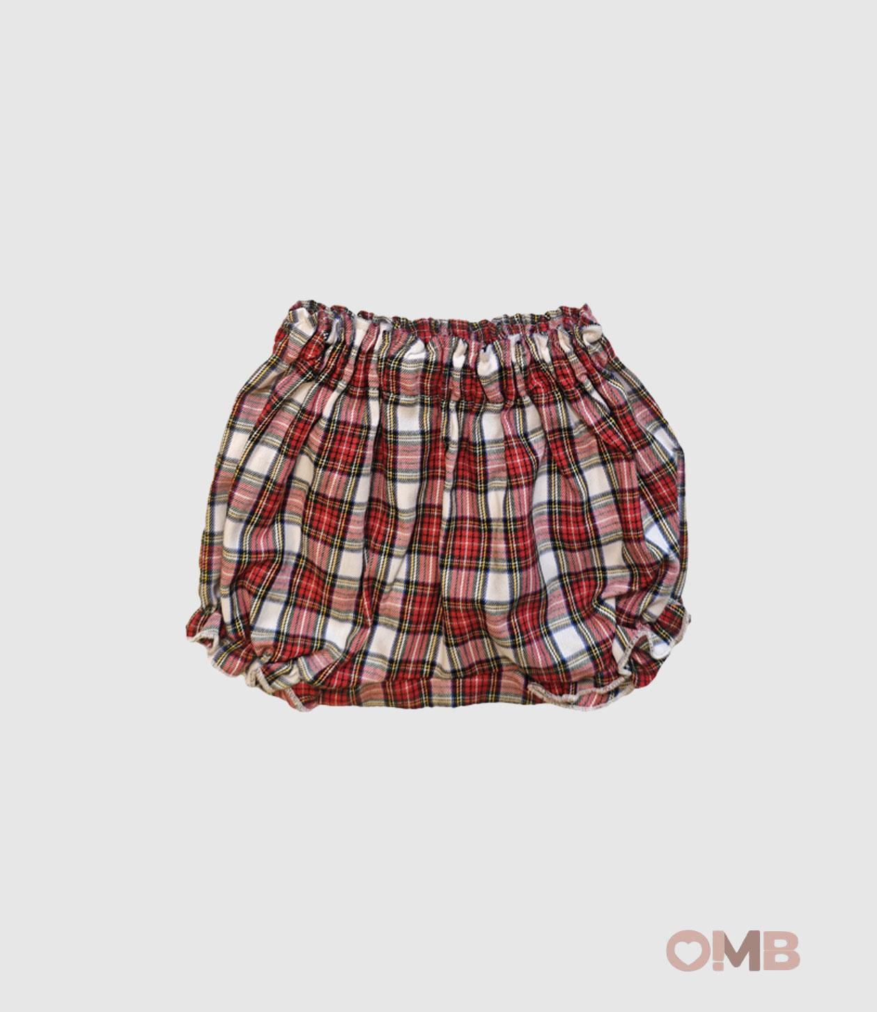 Coulotte EMMAG neonata 03M Rossa 03M TARTAN EMMAG 
