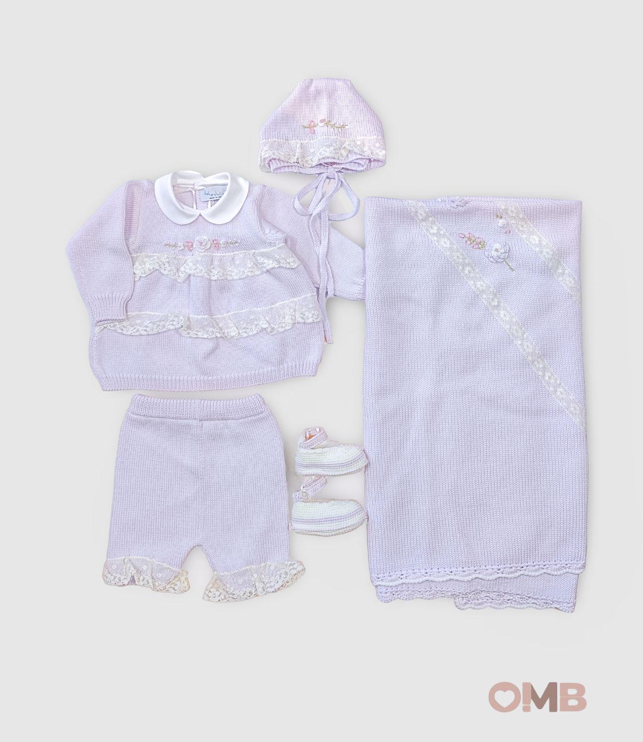 Set nascita JOLIE JULIET neonata CLAUDIAKIT1 Lilla CLAUDIAKIT1 LILLA JOLIE JULIET 