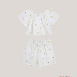 Completo bambina MAGIL 21070 25071 Bianco 21070-25071 MARGHERITA MAGIL 