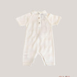 Pagliaccetto neonato MAGLIFICIO VERONA 045565 Latte 045565 LATTE-CORDA MAGLIFICIO VERONA 