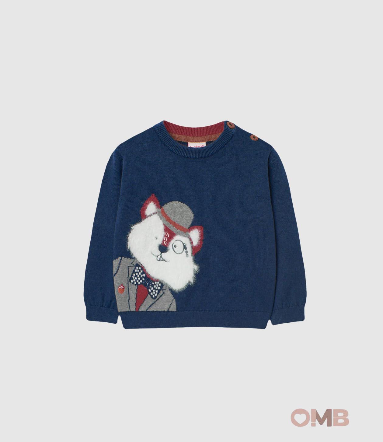 Maglione BOBOLI bambino 719007 Blu 719007 BLU BOBOLI 