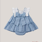 Abito bambina VALENTINA BEBES NUBE80 Azzurro NUBE80 AZZURRO VALENTINA BEBES 