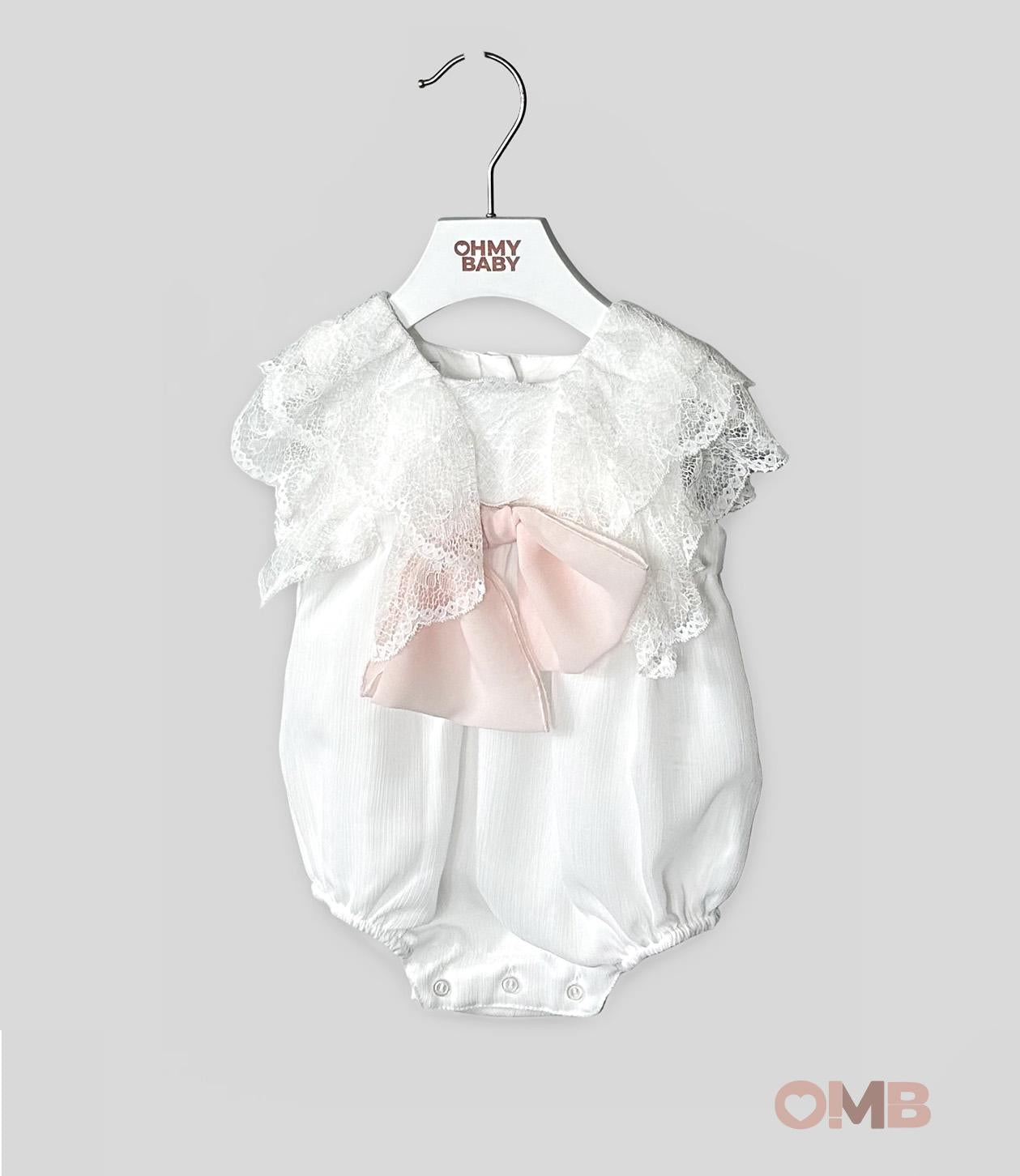 Pagliaccetto Neonata GRANLEI 197 Bianco 197. PANNA GRANLEI 