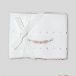 Lenzuolo Neonata PEPECE' 144 Bianco<BR/> 144 ROSAA PEPECE' 