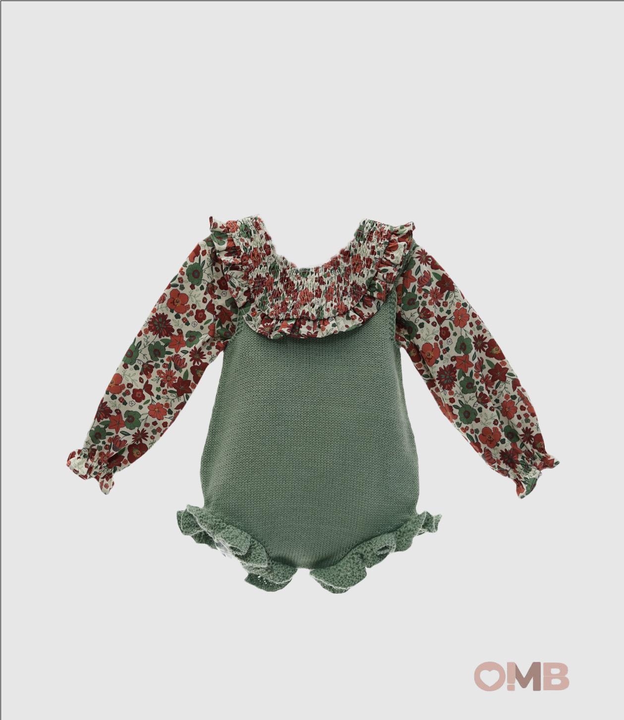 Completo Yoedu neonata 1809 Verde 1809 AUTUNNO YOEDU 