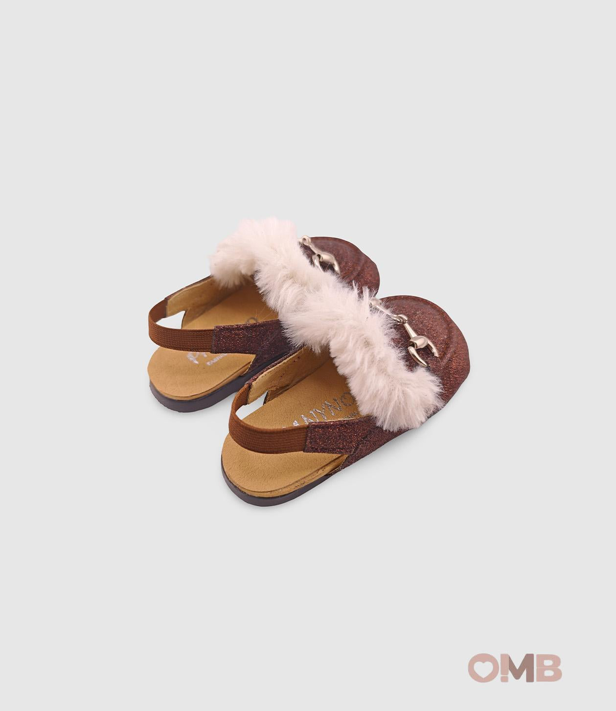 Sabot PANYNO bambina B3107 Bronzo<BR/> B3107. GLITTER PANYNO 