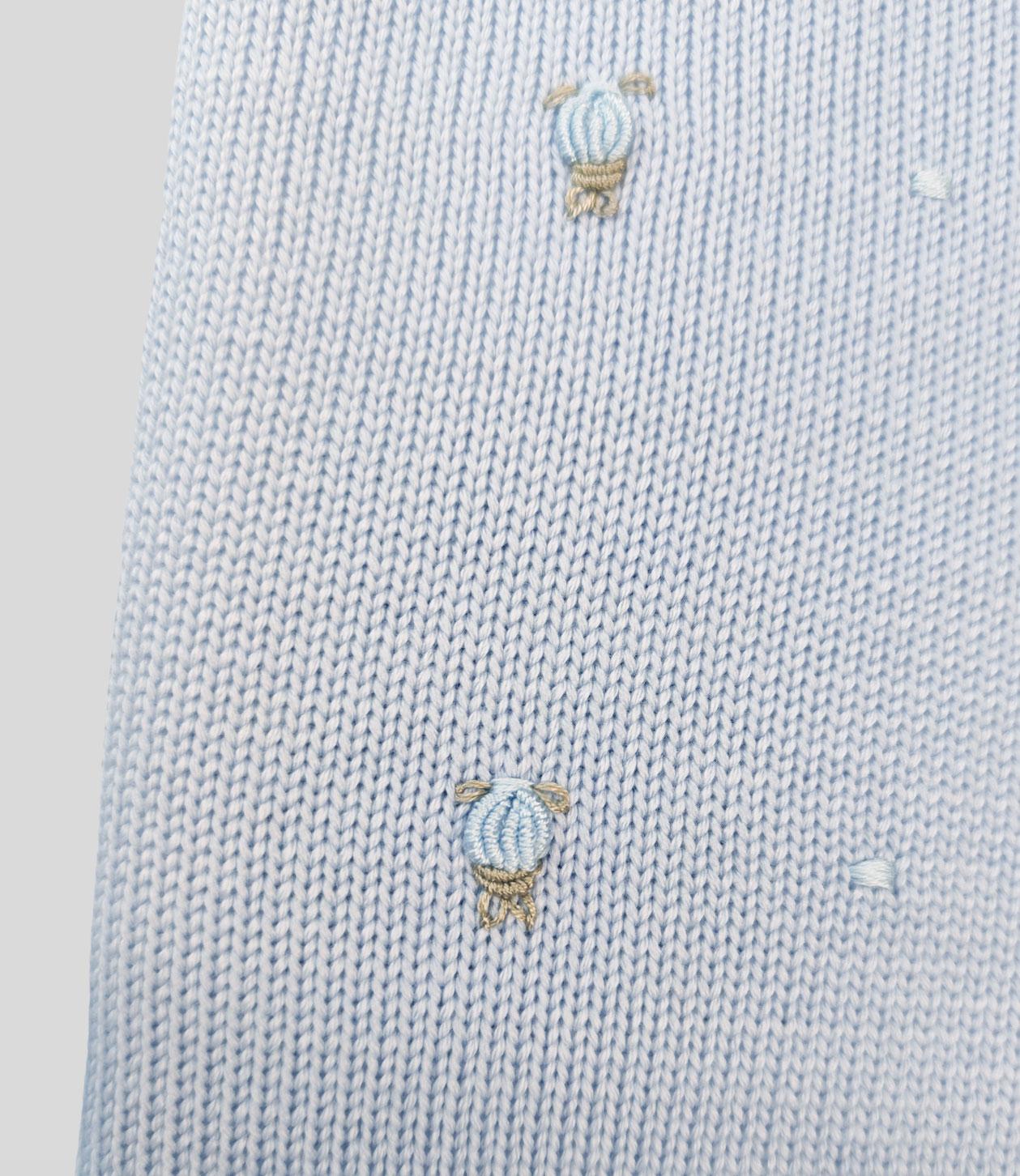 Coperta Neonato PEPECE' 2480 Celeste 2480 CONIGLI PEPECE' 