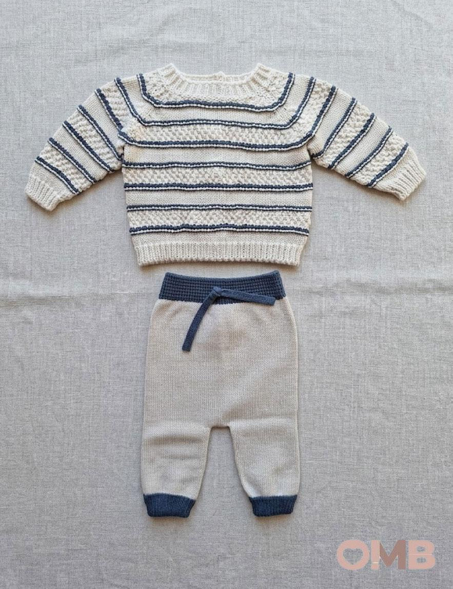 Completo neonata LI & ME 67436745 Verde 6743-6745 PANNA-BLU LI & ME 