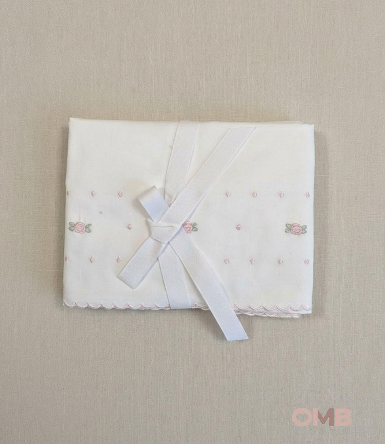 Lenzuola neonata PEPECE' 1440R3 Bianco 1440R3 ROSA PEPECE' 