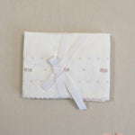 Lenzuola neonata PEPECE' 1440R3 Bianco 1440R3 ROSA PEPECE' 