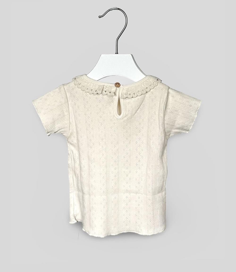 T-shirt Snug neonata 11G02BIANCO ecru 11G02 BIANCO SNUG 