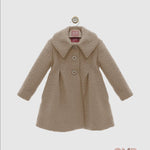 Cappotto Yoedu bambina 4984 Beige 4984 PIETRA YOEDU 