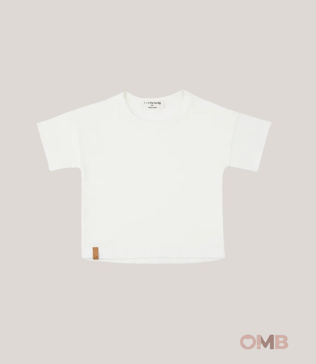 T-shirt neonato 1+IN THE FAMILY ERMADAS Panna ERMADAS PANNA 1+INTHEFAMILY 