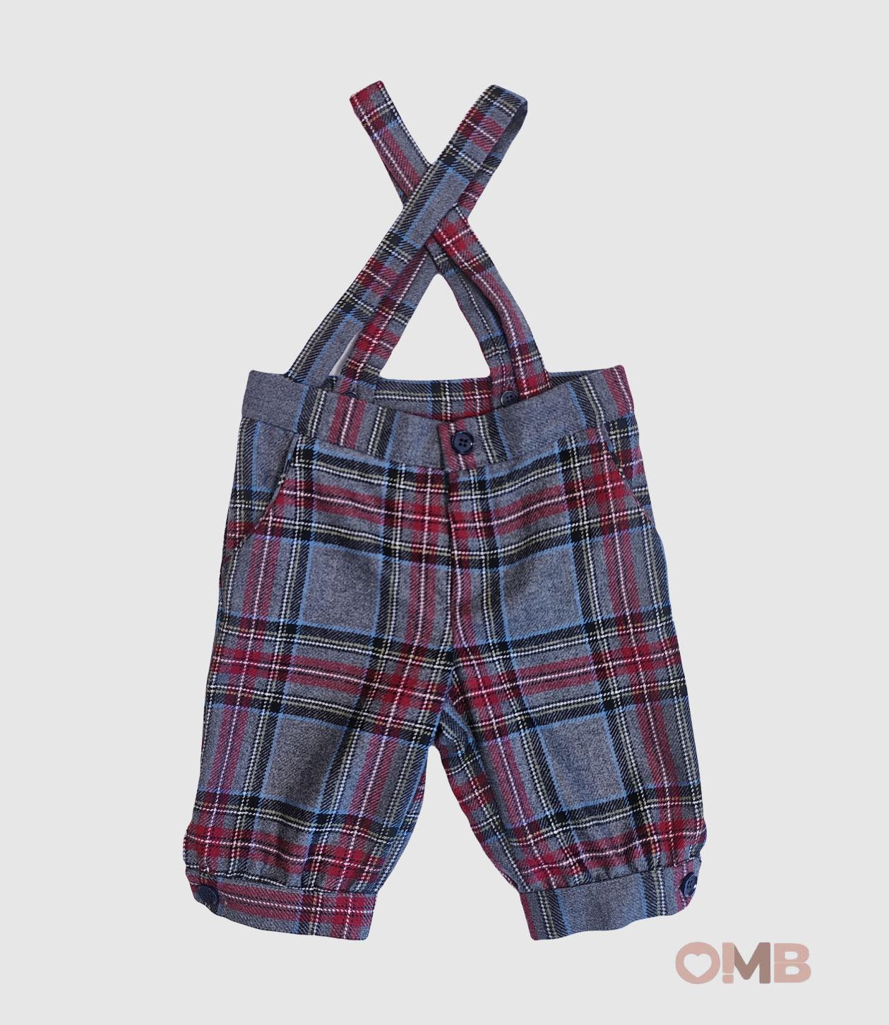 Completo BABY A. neonato D3317 Rosso D3317 QUADRI BABY A. 