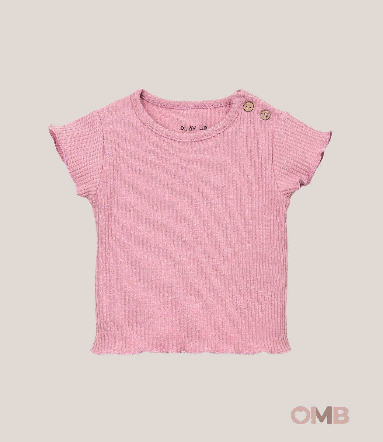 T-shirt neonata PLAY UP 2AS10901 Rosa 2AS10901 ROSA PLAY UP 