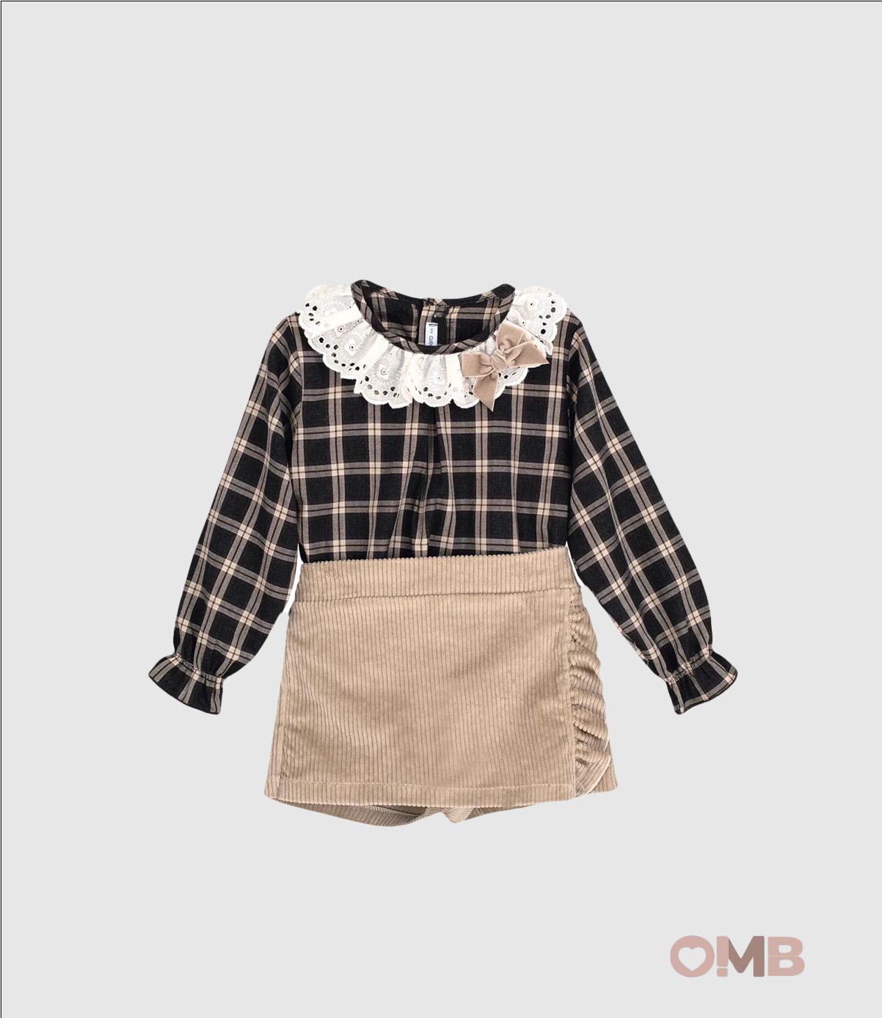 Completo CALAMARO BABY bambina 11237 Beige 11237 GRIGIO CALAMARO BABY 