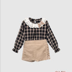 Completo CALAMARO BABY bambina 11237 Beige 11237 GRIGIO CALAMARO BABY 