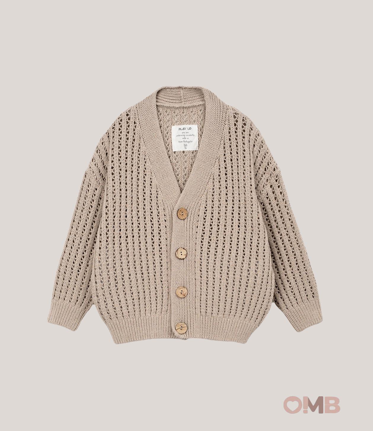 Cardigan bambino PLAY UP 3AS11401 Beige 3AS11401 BEIGE PLAY UP 