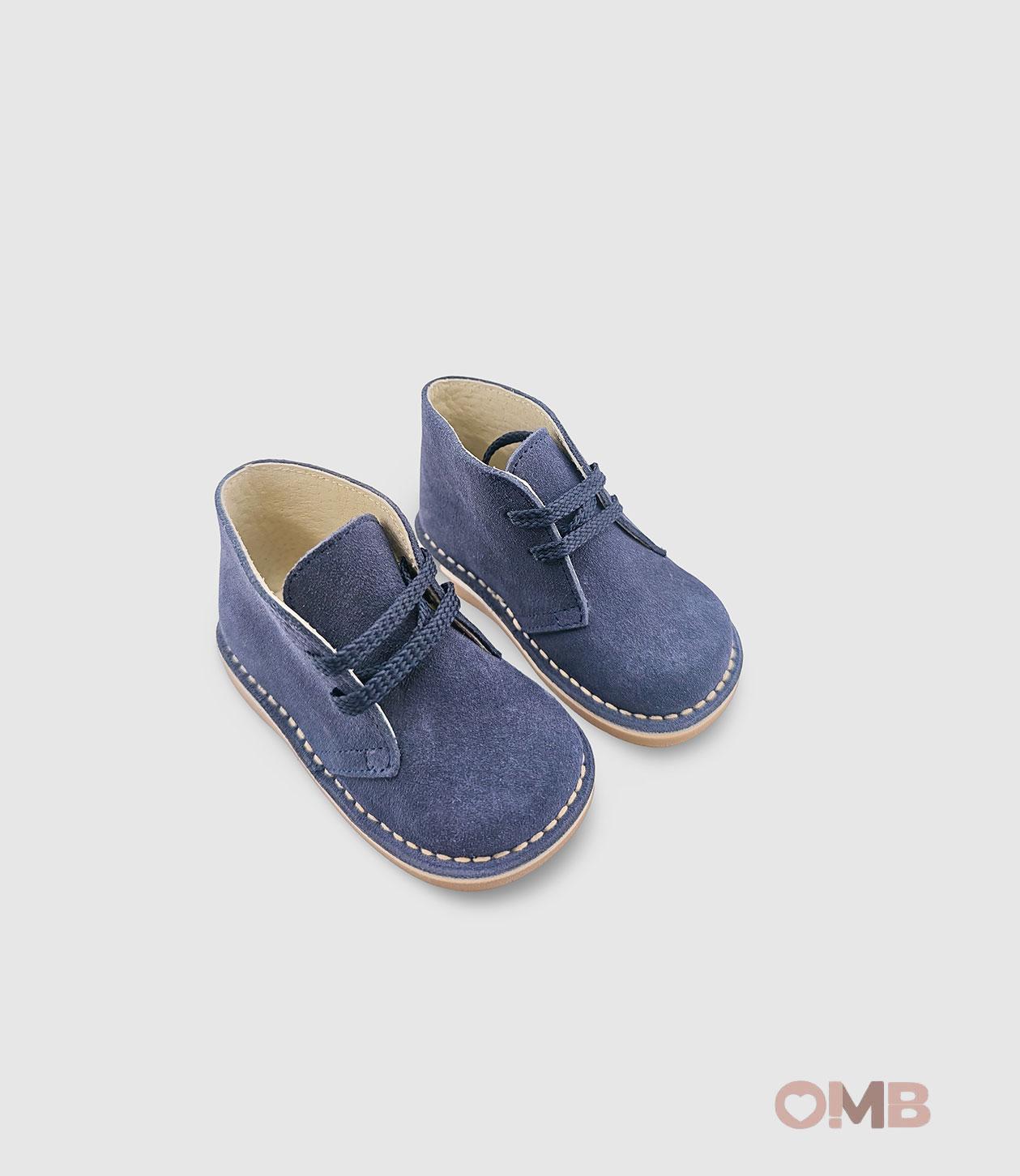 Minorchina PANYNO bambino B3533 Blu B3533 PIEL SERRAJE ATLANTICO PANYNO 