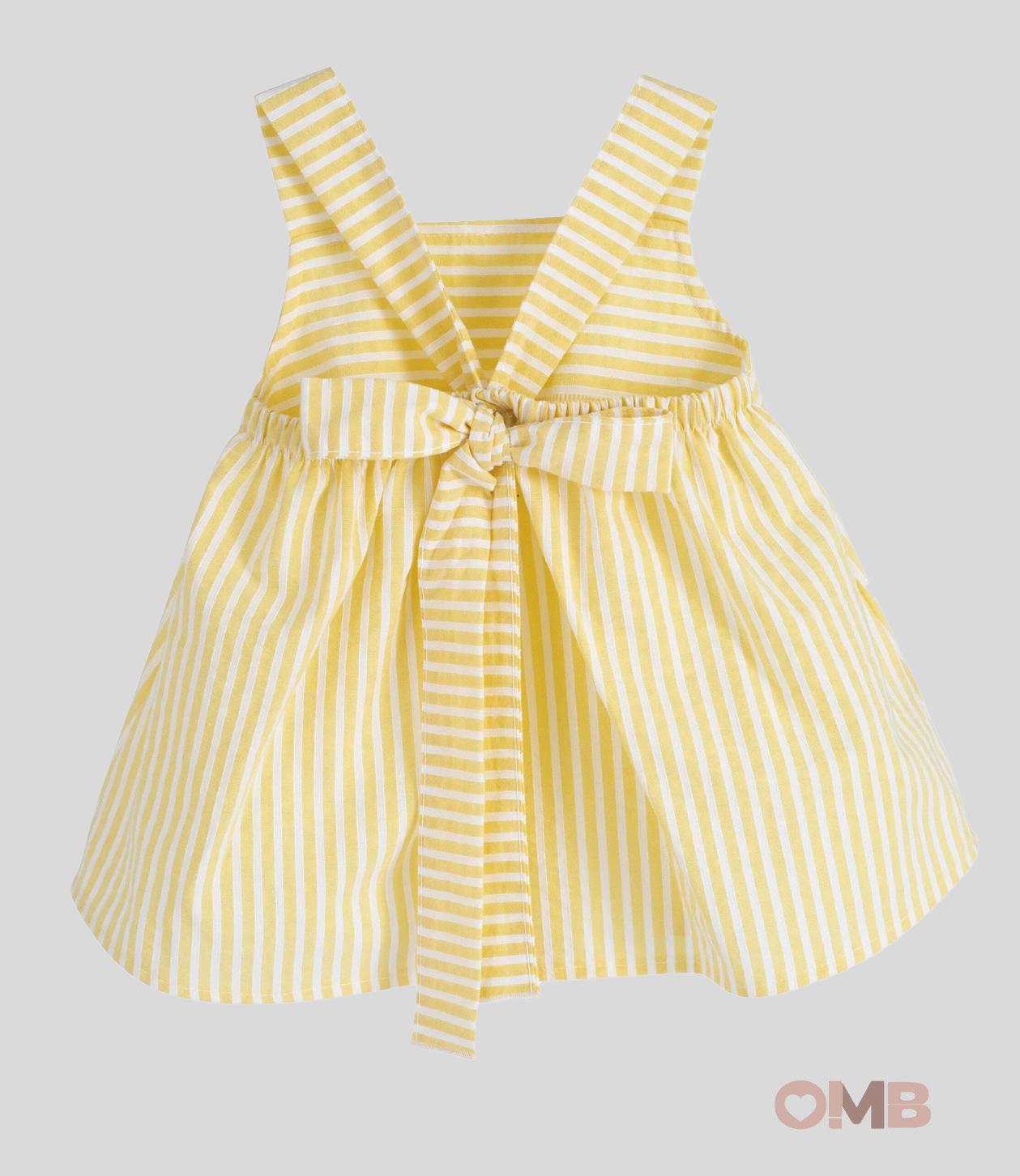 Abito neonata Calamaro baby 21287 giallo 21287-N GIALLO CALAMARO BABY 