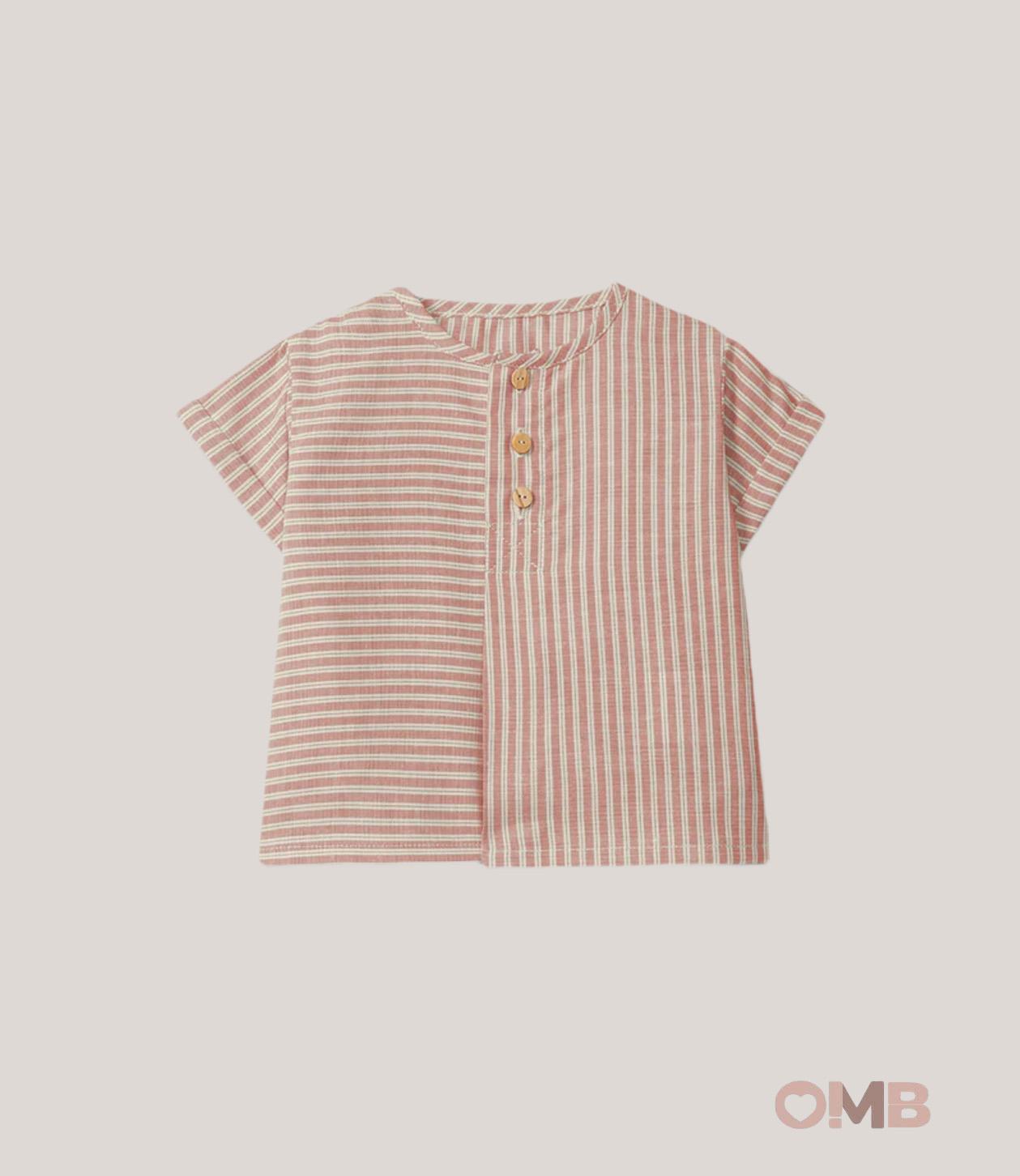 Camicia neonato SNUG 6S069 Terracotta 6S069 RIGA SNUG 