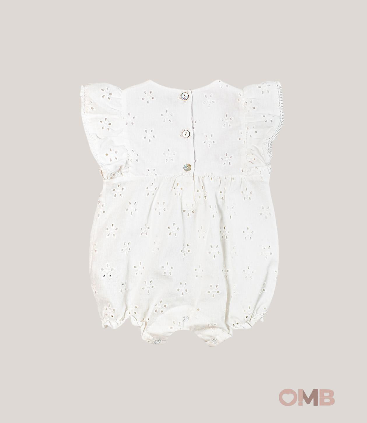 Pagliaccetto neonata COCCODE C63142 Bianco C63142 SANGALLO COCCODE 