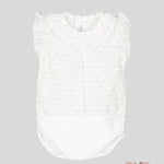 Body Neonata Calamaro Baby 19103 bianco rosa 19103 BICOLOR CALAMARO BABY 