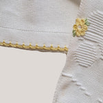 Coperta neonata PRIMODI BEBE 36051SU Bianca 3605.1SU BIANCO/GIALLO PRIMODI BEBE 