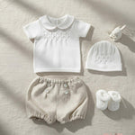 Set nascita BABY LORD neonata 585 765 686 Bianco 585-765-686 BIANCO-SABBIA BABY LORD 
