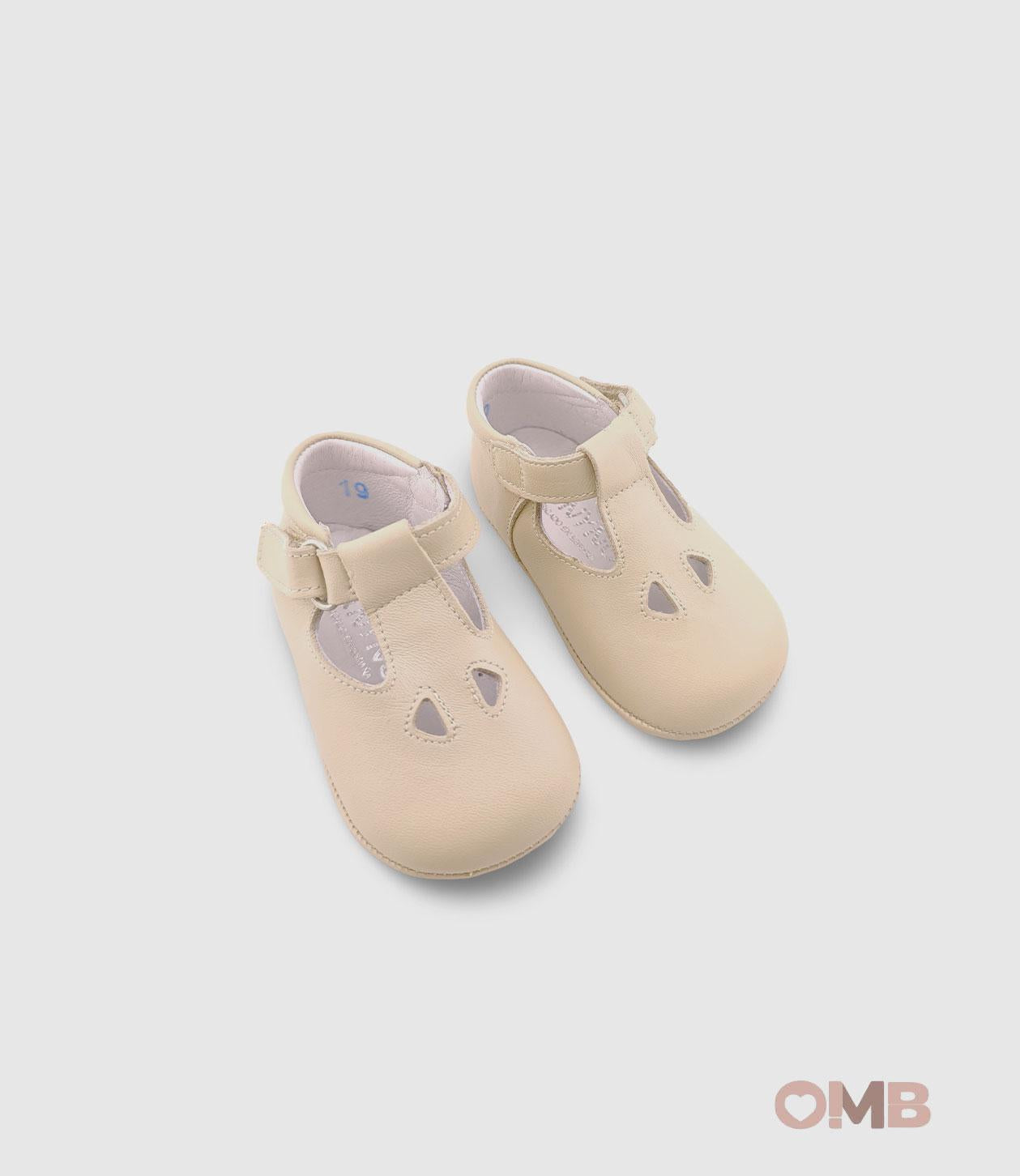 Scarpe PANYNO neonata A2414 porcellana beige A2414 PIEL SETA PORCELANA PANYNO 