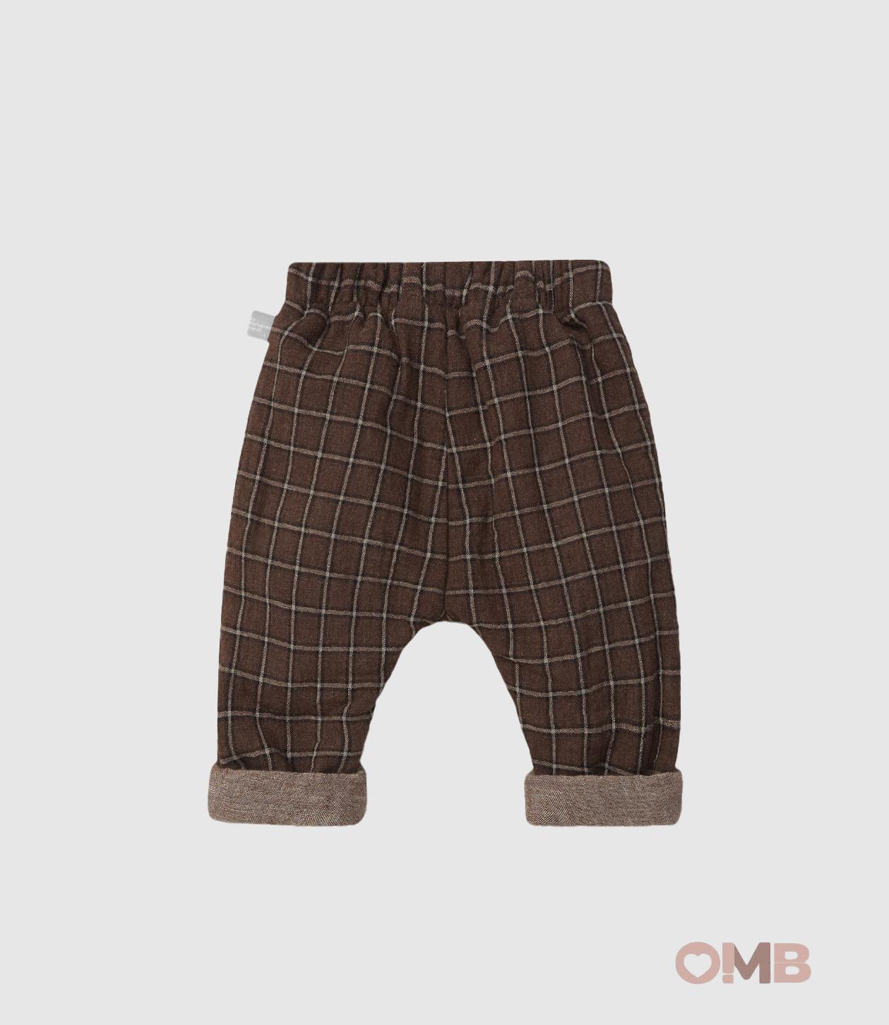 Pantalone Snug neonato 124R83 Marrone<BR/> 124R83 MARRONE SNUG 