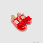 Bamboline PANYNO bambina B3302 rosse B3302 PIEL CHAROL ROJO PANYNO 