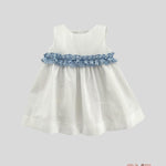 Abito Neonata MAGIL 30082 Bianco 30082 AZZURRO MAGIL 