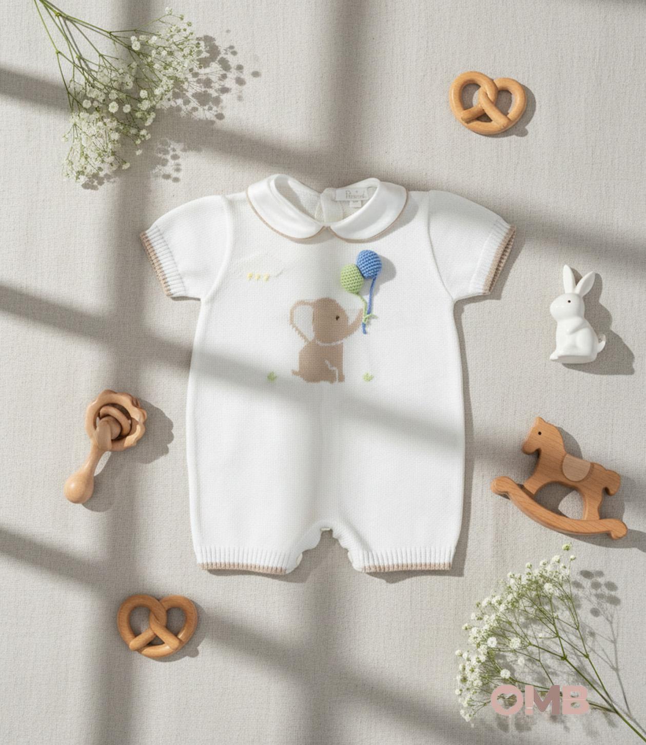 Tutina PRIMODI BEBE neonato 3601 5 Bianco 3604.5 BIANCO-MULTI PRIMODI BEBE 