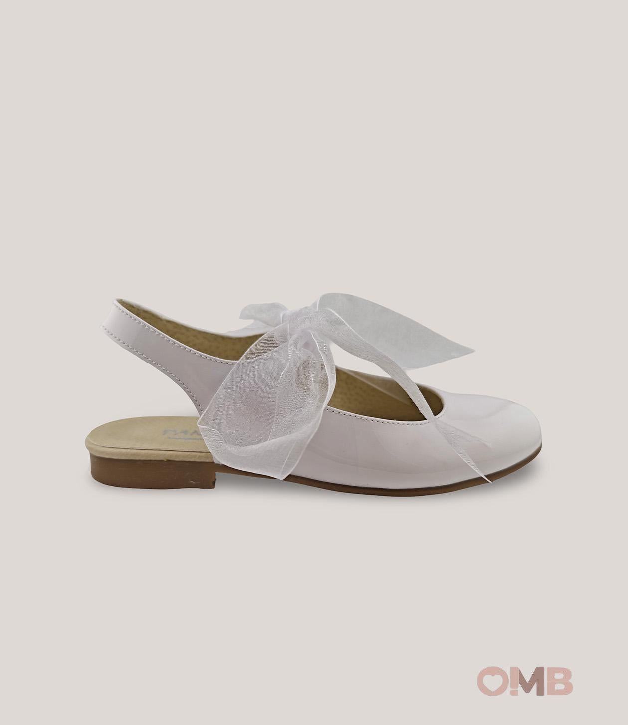Ballerine bambina PANYNO E3005 Bianche E3005 CHAROL BLANCO PANYNO 