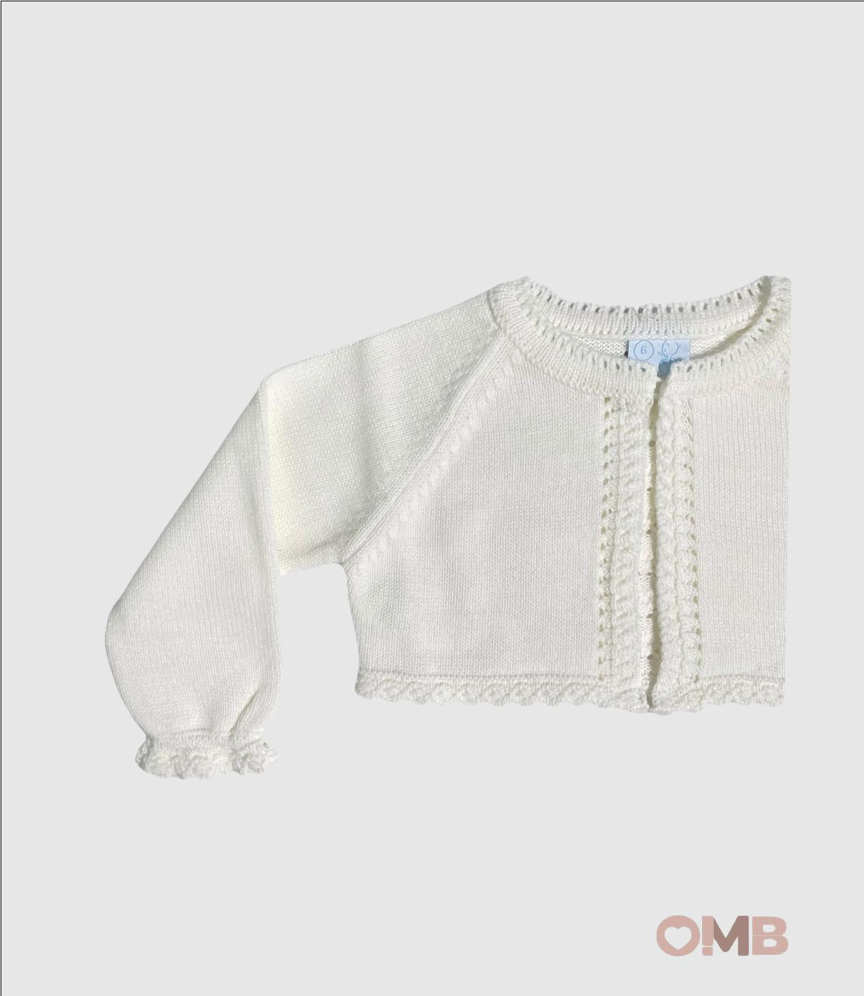 Cardigan GRANLEI neonata 225242 Panna 225-242. PANNA GRANLEI 