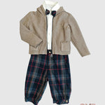 Completo AMBARABA' bambino G3124 Blu G3124 SCOZZESE BABY A. 