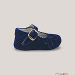 Ballerine bambina PANYNO A3303 Blu<BR/> A3303 VELLUTO PANYNO 