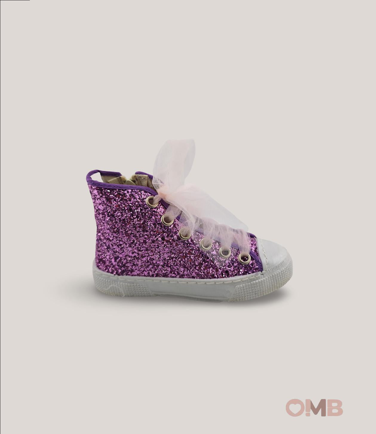 Sneakers bambina MAGIL GLITTER LILLA<BR/> GLITTER LILLA LILLA MAGIL 