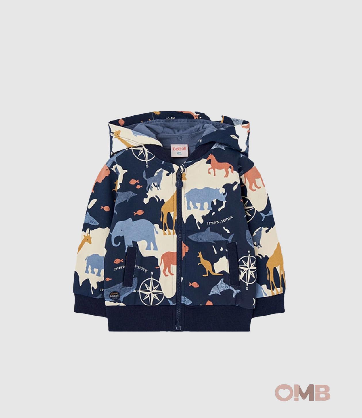 Felpa Boboli bambino 302151 Blu 302151 BLU BOBOLI 