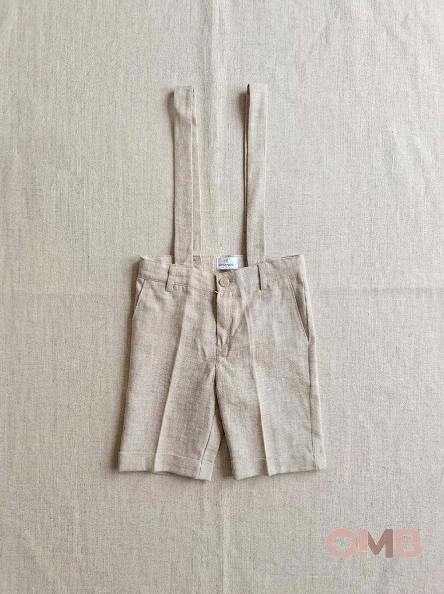 Bermuda neonato AMBARABA' FM41099 Beige<BR/> FM41099 BEIGE AMBARABA' 