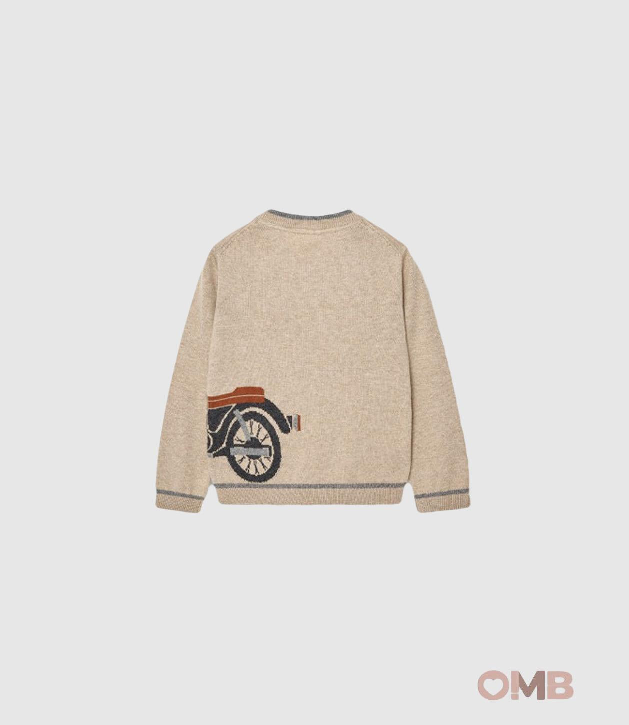 Maglione BOBOLI bambino 737063 Beige 737063 MOTO BOBOLI 
