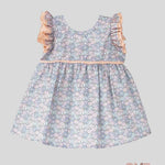 Abito Bambina Calamaro Baby 21288 fantasia 21288-N AZZURRO CALAMARO BABY 