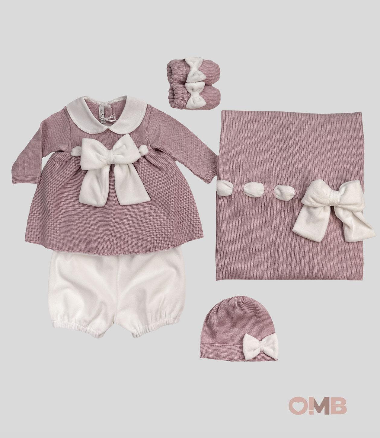 Completo Neonata Baby Lord 401 rosa antico 401 RO-BCO BABY LORD 
