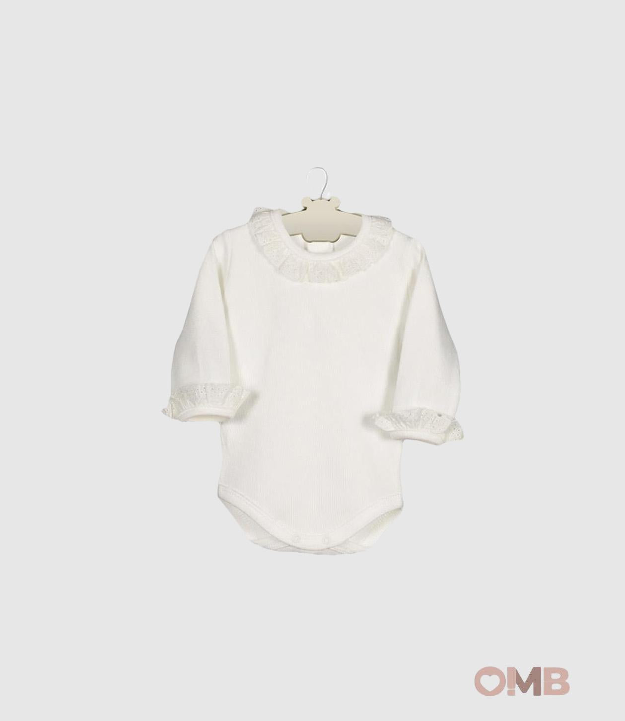 Body CALAMARO BABY neonata 18012 Panna 18012 PANNA CALAMARO BABY 