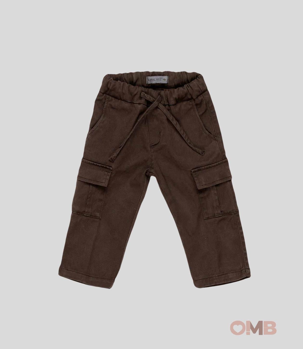 Pantalone Manuel Ritz bambino 3170 Marrone 3170. MARRONE MANUEL RITZ 