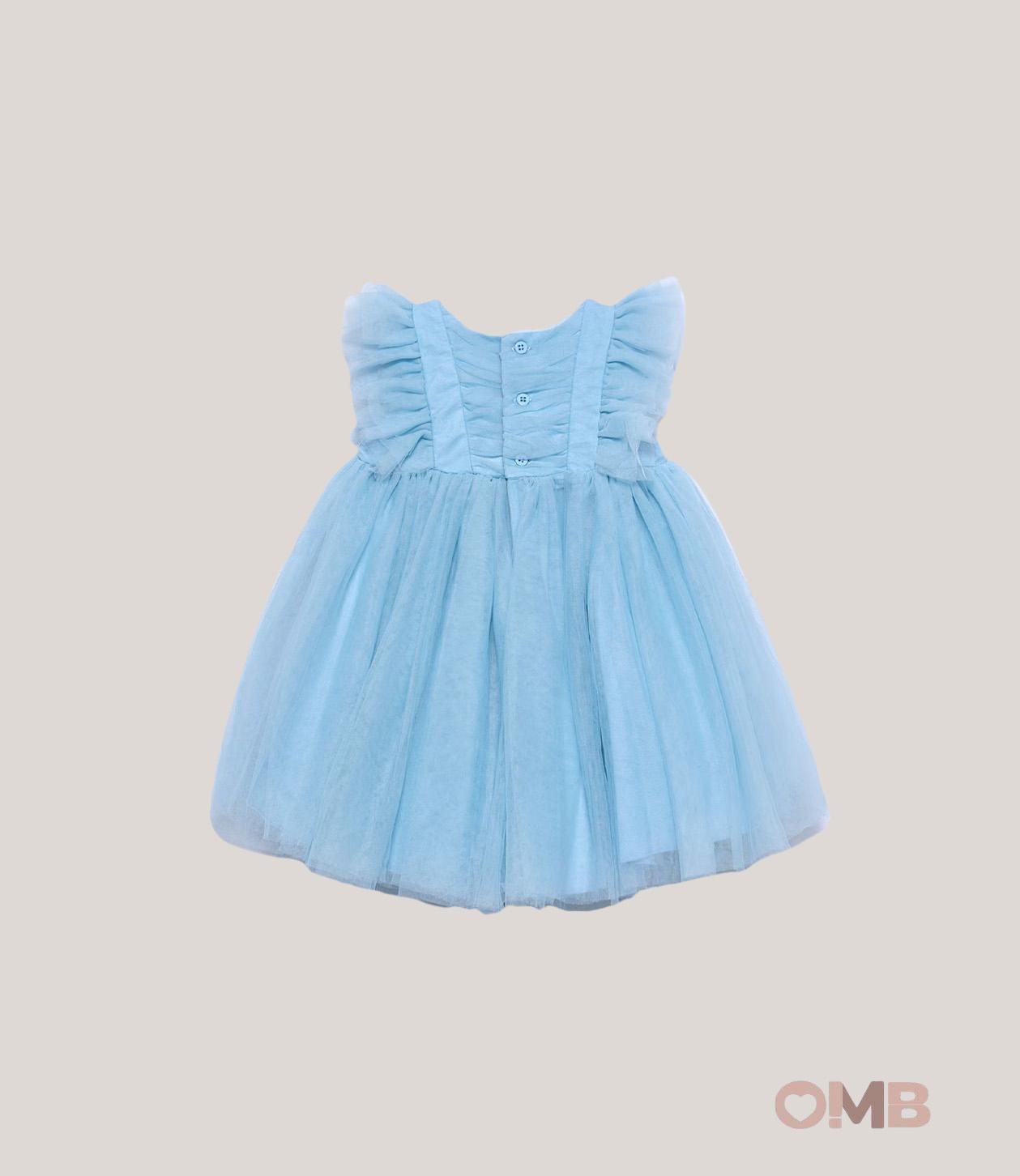 Abito ABEL&LULA neonata TULLE VOLANT 5012 Celeste 5012 CELESTE ABEL&LULA 