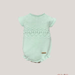 Pagliaccetto PUNTO SOLITA neonata 8115 Verde<BR/> 8115 VERDE PUNTO SOLITA 